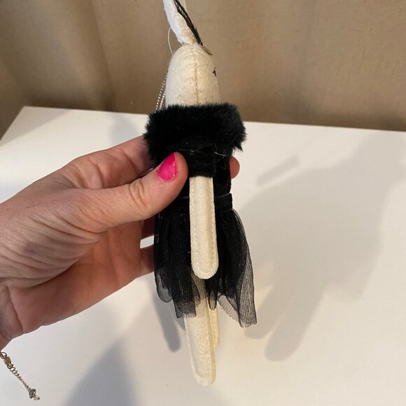 Holiday Lane Ballet Dancer Bunny Christmas Ornament‎ 9” Elegant Décor - Picture 5 of 9